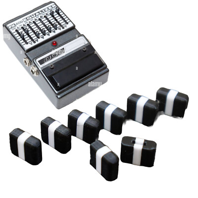 Replacement Slider Knobs (8 pack) for DOD FX40B Equalizer Guitar Effect Pedal