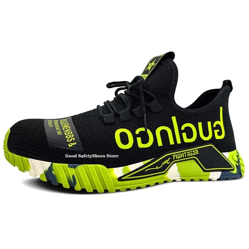 Stahlkappe Arbeit Sicherheitsstiefel Herren Outdoor Schuhe Pannensicher High Top Sneaker - Bild 15 von 32