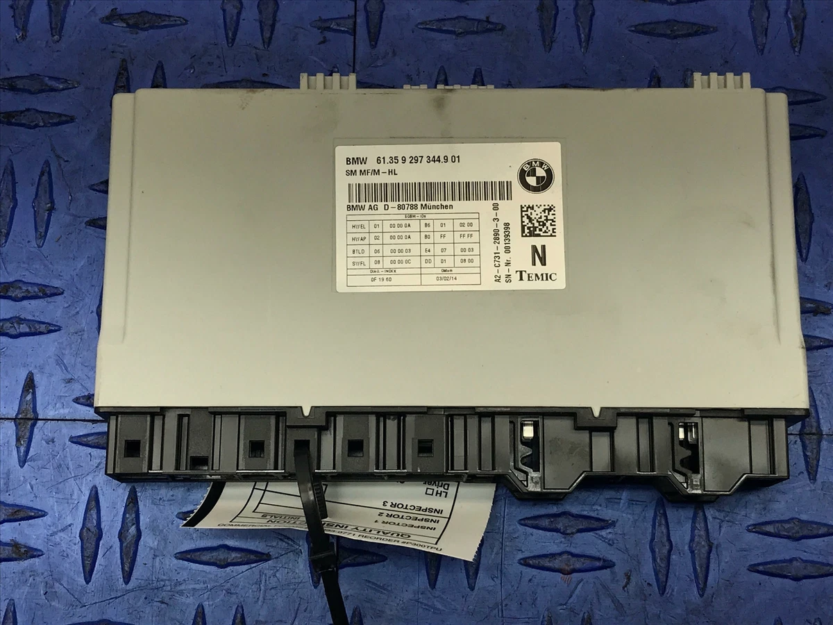 2011 - 2016 BMW 550I F10 FRONT LEFT SEAT CONTROL ADJUSTMENT MODULE 