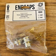 Industry Nine Torch Road Front Axle End Cap Conversion Kit 15mm Disc Silver