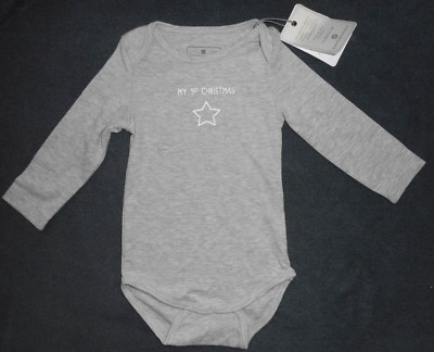 Bellybutton unisex Body ''My 1st Christmas'' Gr. 62 - 68 Neu 