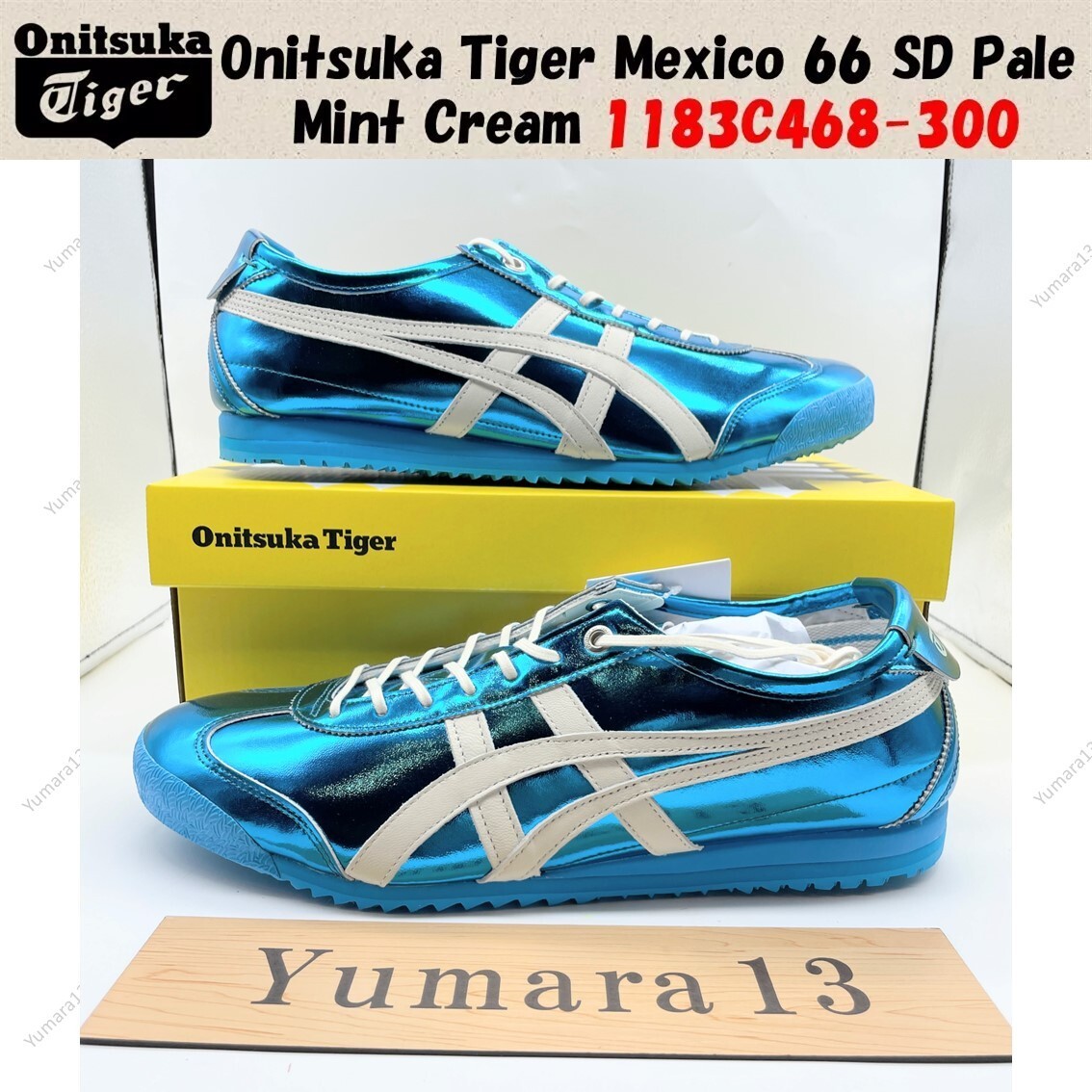 ◆onitsuka tiger◆ Mexico 66 SD 1183C468_301 MEXICO 66 SD Metallic Real Leather 1183C468. Onitsuka Tiger