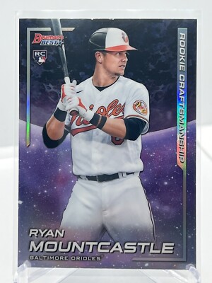 2021 Bowman's Best Rookie Craftsmanship #RC8 Ryan Mountcastle RC Orioles