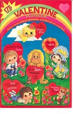 VINTG UNCUT 1960 175  VALENTINES PUNCHOUT PAPER DOLL ~ORG SZ~LASR REPRO FREE SH