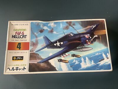 FUJIMI  #7A12 1/72 US NAVY FIGHTER F6F-5 HELLCAT  New Sealed Contents
