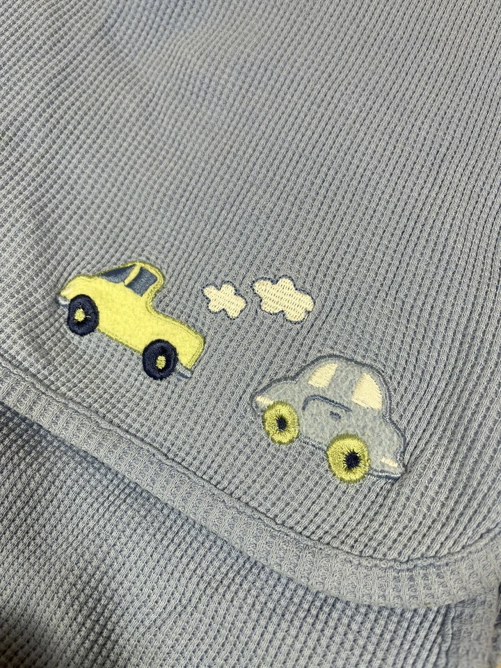 Трудно найти винтажное тепловое синее милое зеленое одеяло для грузовика автомобиля A1 - Изображение 2 из 4