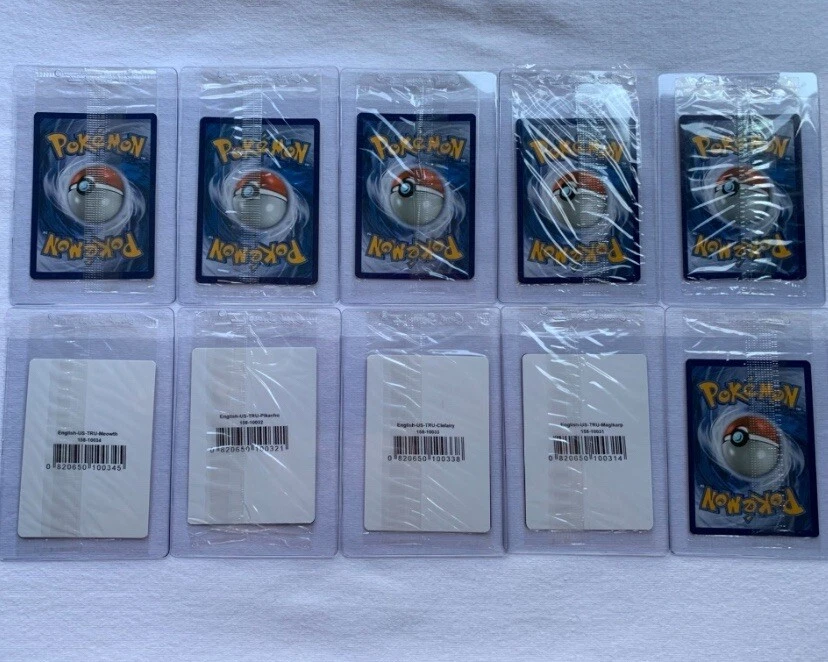 2016 POKEMON XY EVOLUTIONS TOYS R US SELADO PROMO HOLO CONJUNTO DE 10 CARTÕES - Imagem 4 de 4