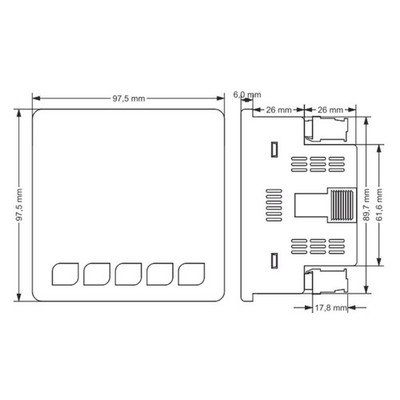 SEM60D 100D 250D Three Phase Digital Meter 220V Suitable for Power Systems