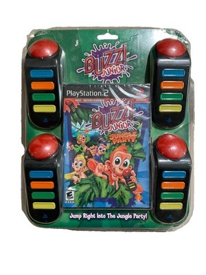 Buzz! Junior Jungle Party W/ 4 Buzzers PS2 (Sony Playstation 2 2007)