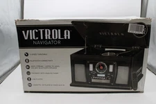 Victrola Navigator 8-in-1 Classic Bluetooth Record Player with USB Encoding and