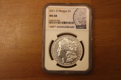 2021-D Morgan Silver Dollar - NGC MS68
