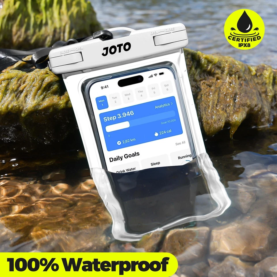 JOTO Universal Waterproof Pouch Cellphone Dry Bag Case for iPhone 13 Pro Max - Image 2 of 4