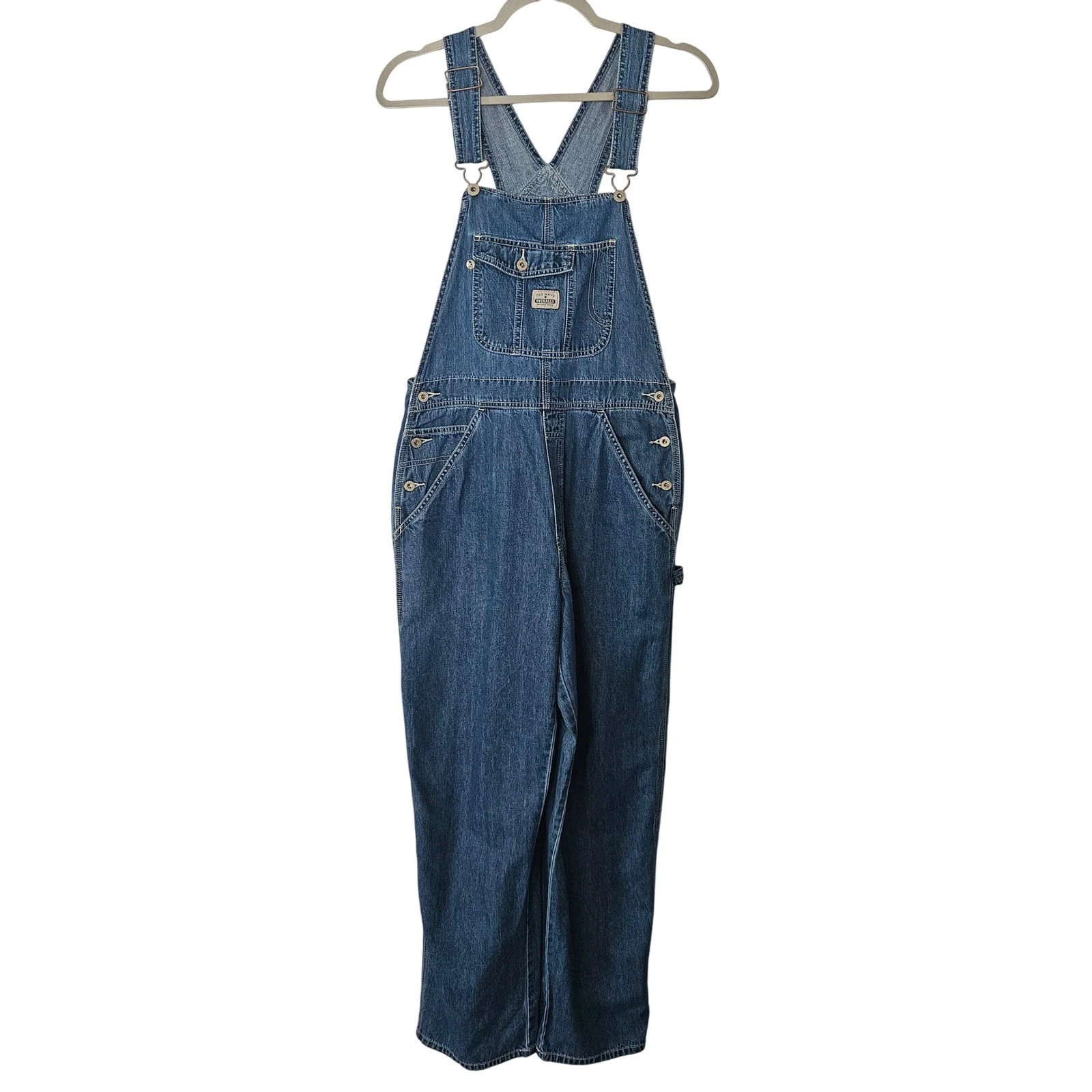 Y2k Old Navy Denim Overalls Womens M Cotton Bib Workwear Jumpsuit
Opens in a new window or tab