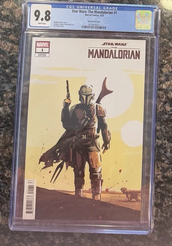 Star Wars: The Mandalorian #1 CGC 9.8 Aja Variant 1:12 White Pages