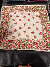 vintage Diane Von Furstenberg Rose Silk Scarf Made in Japan Baar  Beards signe