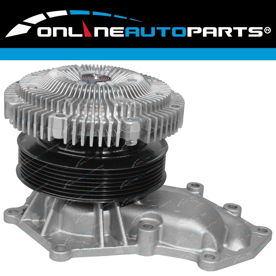 NPW Water Pump + Fan Clutch for Navara D22 ZD30 3.0L Diesel Engine 2001-08 - Image 3 of 3