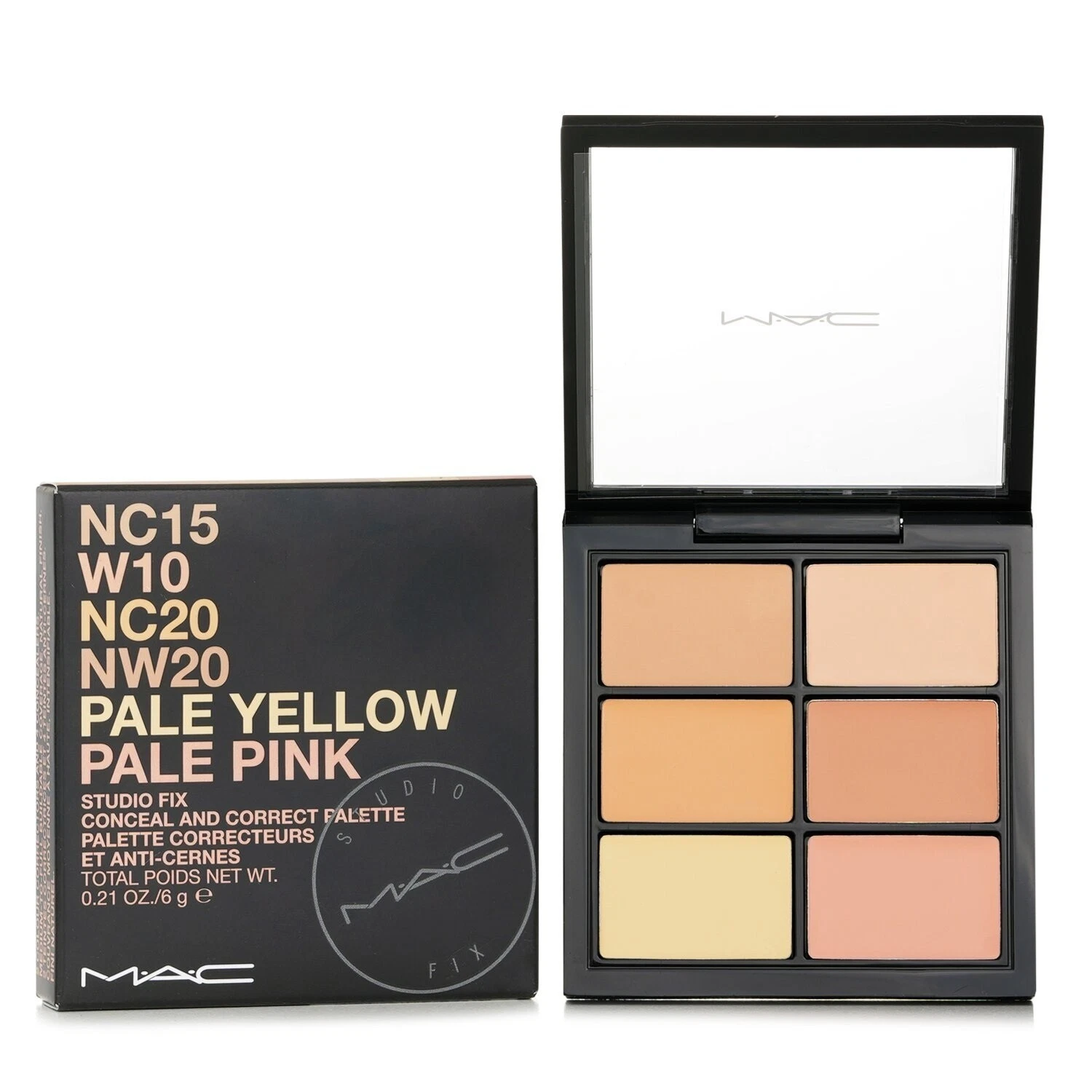 MAC Studio Fix Conceal and Correct Palette Cream Concealer .21oz/6g HTF NIB