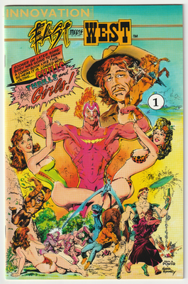 #ad East Meets West #1 Innovation April 1990 Comic Chills Big Thrills and Girls $124.99