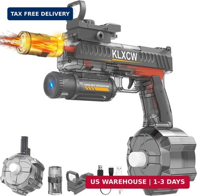Electric Water Guns for Adults & Kids, Automatic Squirt Guns with LED Lights, 26