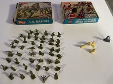 Vintage AIRFIX Ho Scale Soldiers U.S. Marines all 46 British Grenadiers ES0411