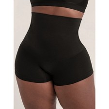 Womens High Waisted Tummy Control Shapewear Shorts Seamless Body Shaper Black