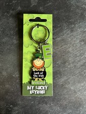 My Lucky Keyring Letter E Luck Of The Irish Ireland Green Novelty
