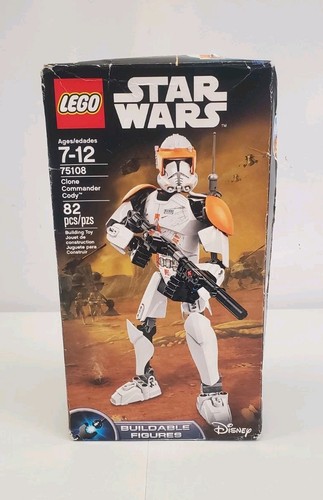 Lego Star Wars Clone Commander Cody Buildable Figure Set 75108 New Crushed Box
