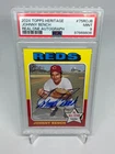 2024 Topps Heritage #75RO-JB Johnny Bench Real One Autograph Auto PSA 9 Mint HOF