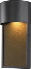 Globe Electric Sutherland 14" Tall Integrated 2700K LED Outdoor Wall Sconce