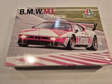 Italeri B.M.W.M1 Procar 1/24 kit modellino in plastica auto da corsa BMW