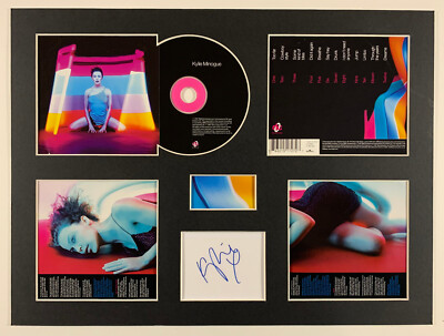 KYLIE MINOGUE - Signed Autographed - IMPOSSIBLE PRINCESS - Album Display Deluxe