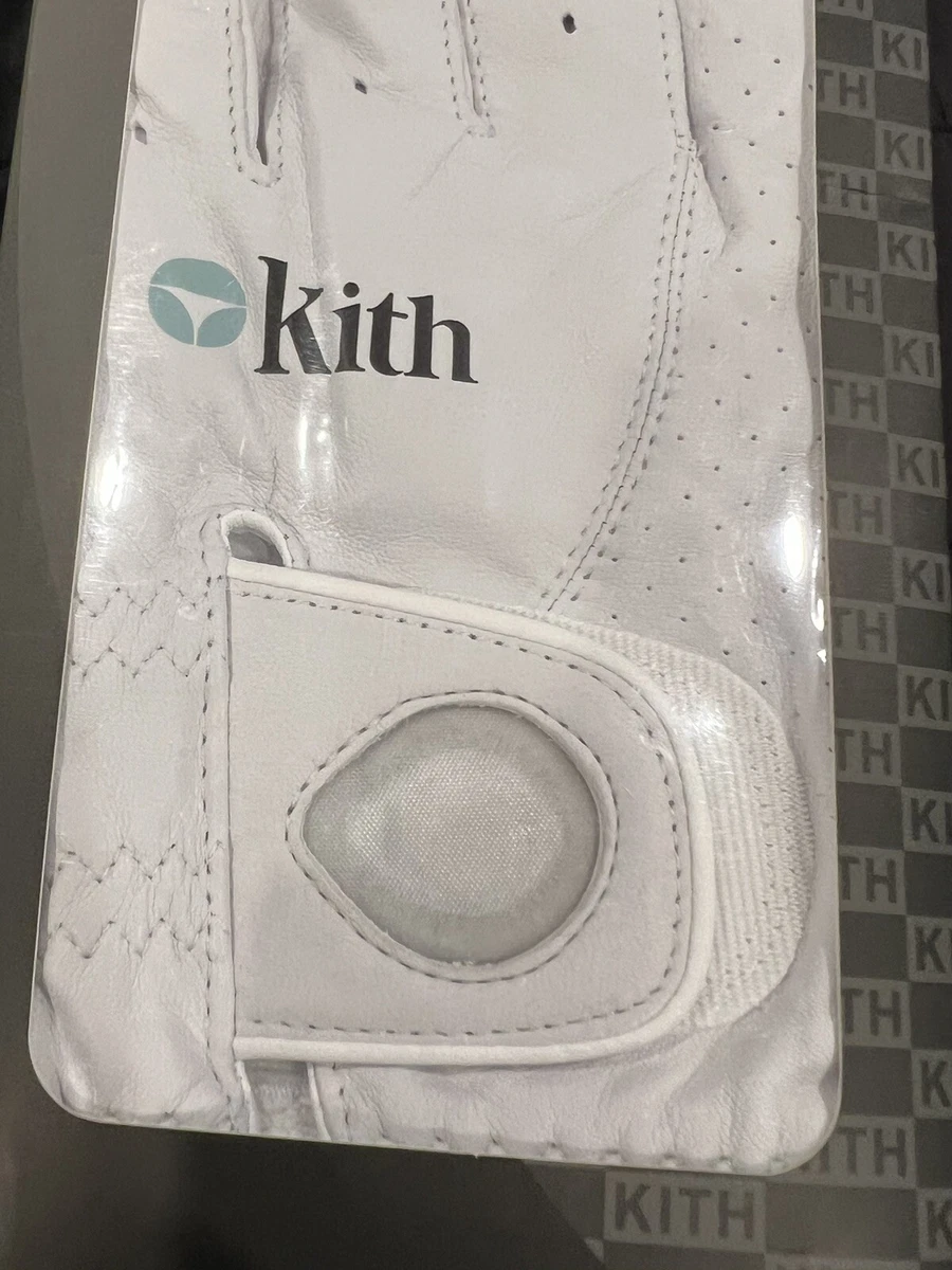 Kith x TaylorMade TP Golf Glove White Left Hand Size Large (Missing Ball Marker)