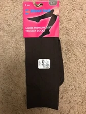 1 Pair Brown Different Touch Premium Soft Trouser Dress Socks Size 9-11