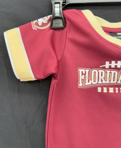 NEW Florida State Seminoles Colosseum Athletics Maroon Romper One Pc Infant 6-12 - Picture 3 of 10