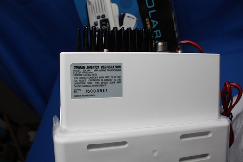 Uniden Solara Compact VHF Marine Radio White NEW Boat coast guard safety Boating - Photo 9/10