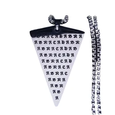 Talisman Abracadabra Necklace Pendant Chain Occultism Aleister Crowley Thelema