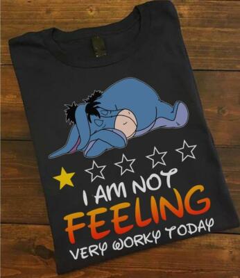 Eeyore Sleeping Rating One Star I Am Not Very Worky Today  display picture 1