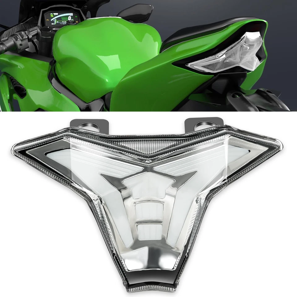 Luz trasera LED integrada señal de giro para KAWASAKI Ninja ZX-10R ZX-6R 2019-2023 Foto 2 de 4