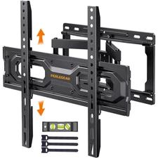 Perlegear Full Motion TV Wall Mount Bracket for 26-65" TVs Swivel Tilt Extend 99