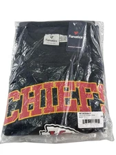 Kansas City Chiefs Shirt Mens 2XL Black NFL Football Long Sleeve Thermal Crew