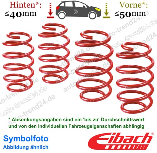 Tieferlegungsfedern 45-50mm & 35-40mm u.a.: Seat Exeo ST 3R5 Bj. 2009-2013 - Bild 1 von 7