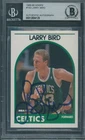 1989/90 Hoops #150 Larry Bird Beckett Authentic Autograph Signed *4129