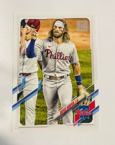 Bryce Harper 2021 Topps Short Print Variation SP 5X7 JUMBO CARD #/49