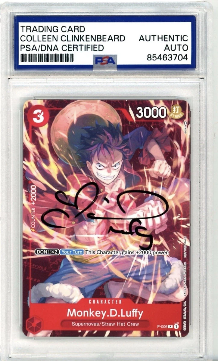 Monkey.D.Luffy-P-006 P-006 One Piece Promotion Cards for sale | eBay