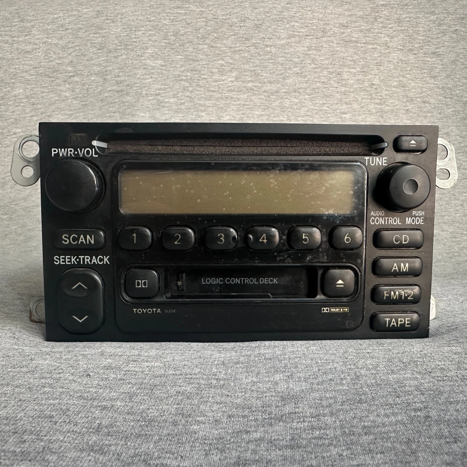 Toyota Factory CD & Tape Dash Unit 86120-18100101 Double DIN 1999