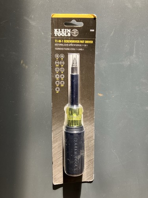 #ad #ad Klein Tools 11 in 1 Multi Bit Screwdriver Nut Driver p n 32500 $15.00