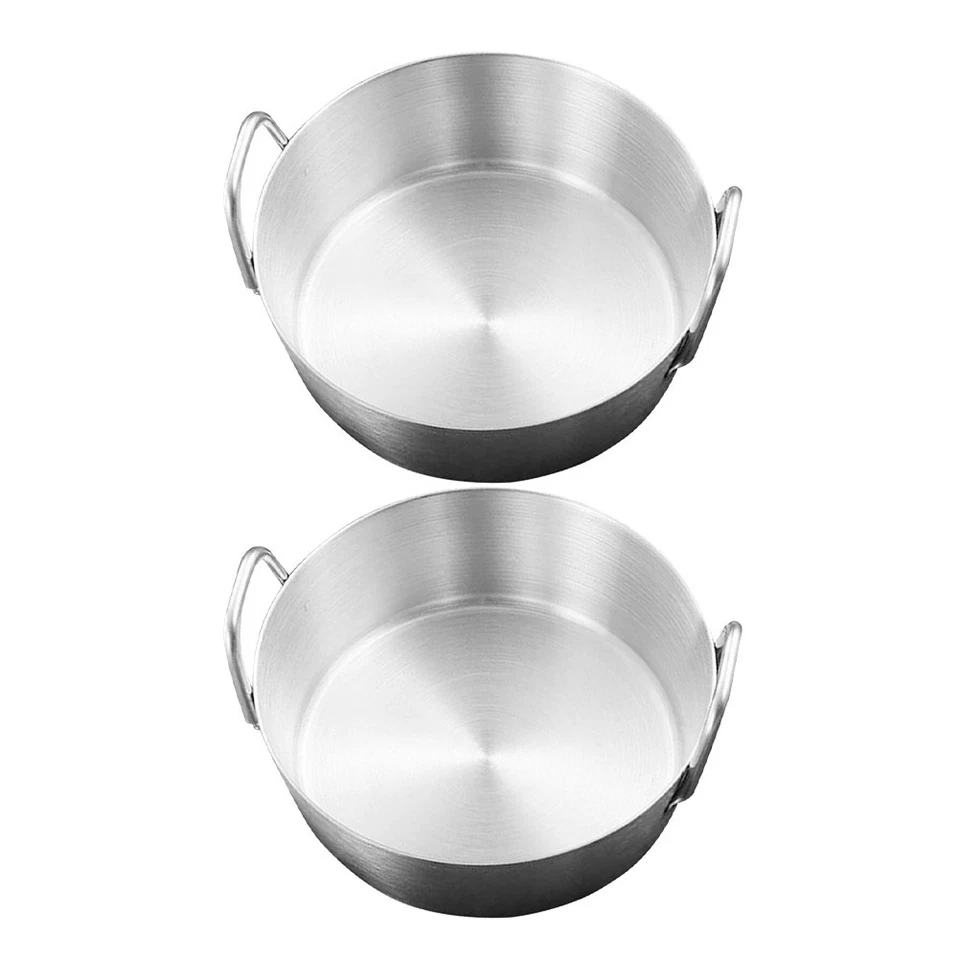 2 Pcs Ciotola Acciaio Inox Ciotole Inossidabile Piatto Di Condimento - Immagine 4 di 4