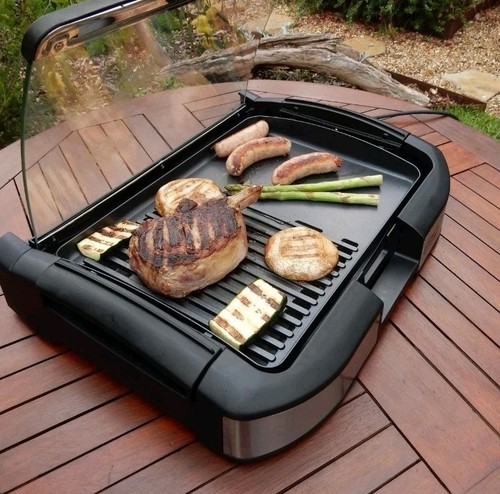 Jumbuck Electra Electric Grill BBQ & Stand Indoor Outdoor Portable Electric BBQ - Picture 7 of 11
