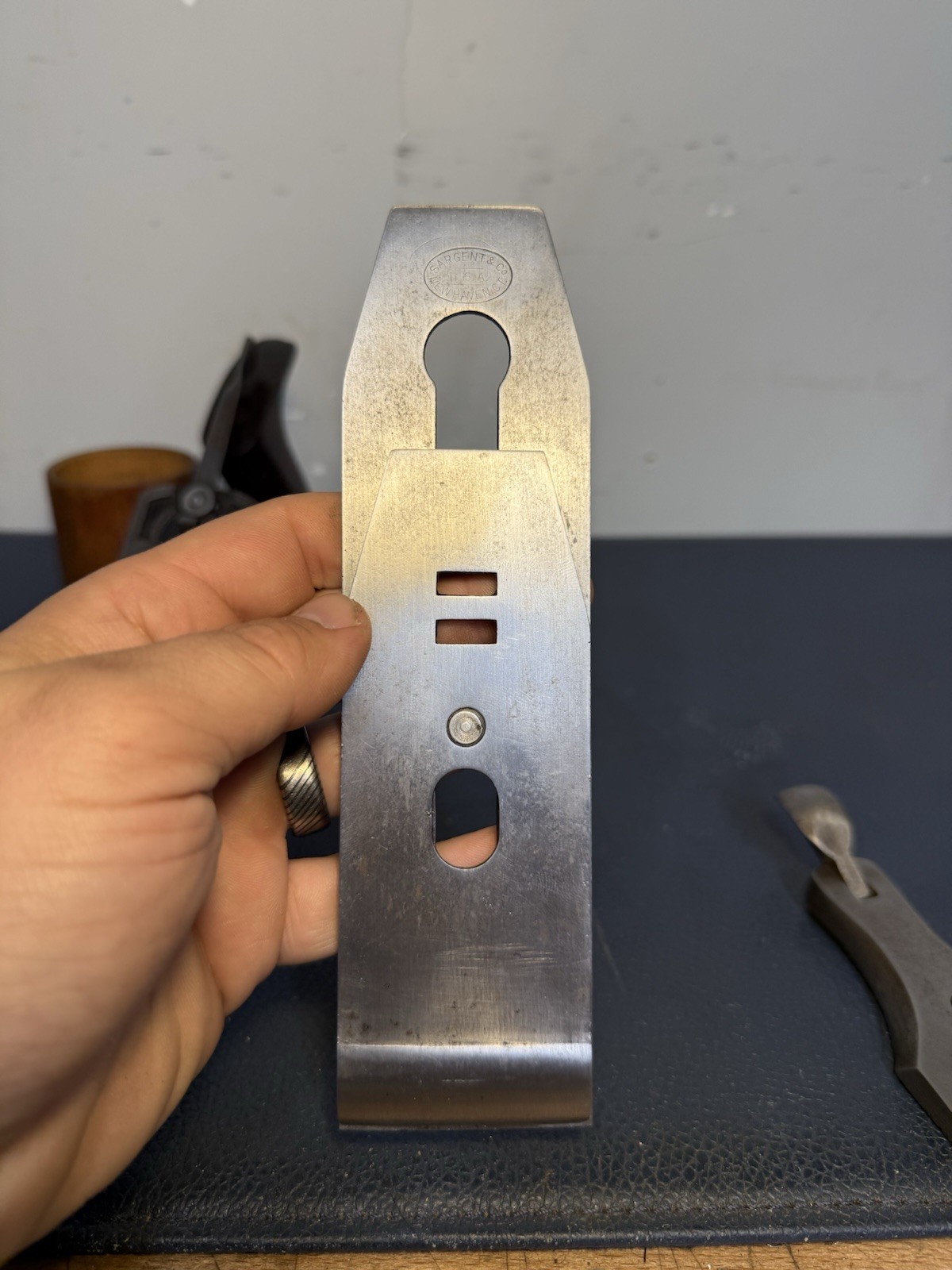 Exceptionally Fine Vintage Sargent #414 Jack Plane Good Iron 95% Japanning