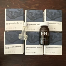 Lot of 6 Intelligent Nutrients Re:generative Skin Serum Reduce Lines Wrinkles